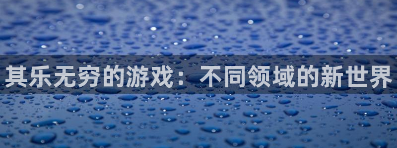 新宝GG电商怎么样可靠吗：其乐无穷的游戏：不同领域的新世界