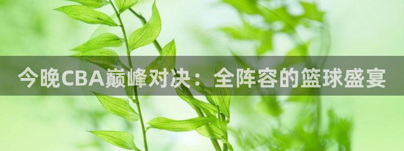 乐球体育直播：今晚CBA巅峰对决：全阵容的篮球盛宴